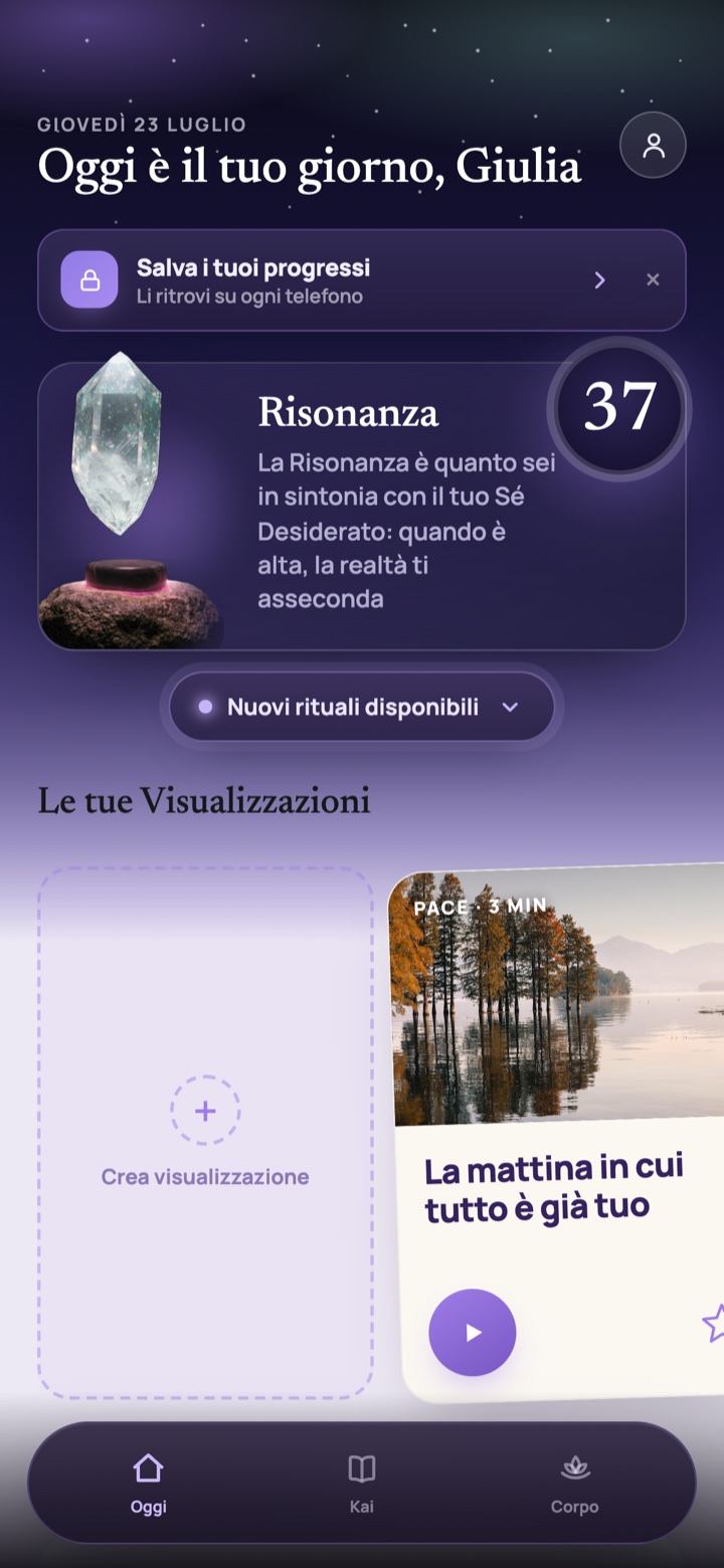 Home con visualizzazioni